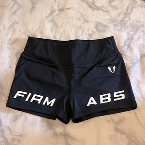 Firm abs shorts fits small/ medium